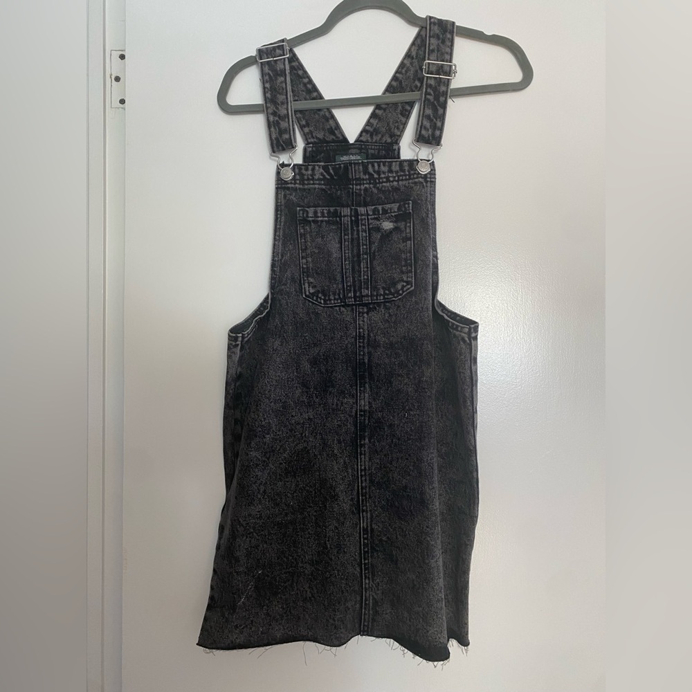 Jean romper skirt